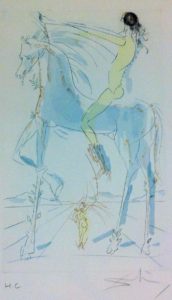 Mistress is beautiful by Salvador Dali