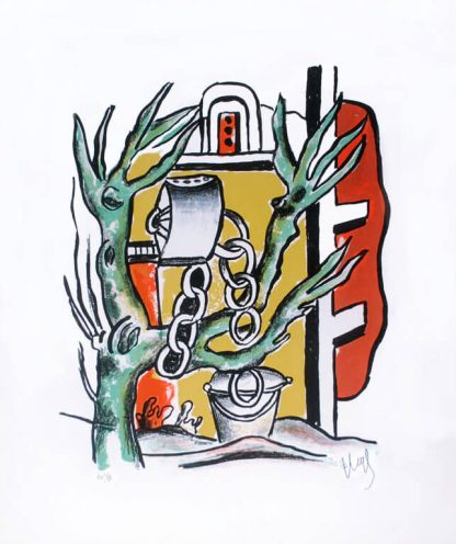 Leger Original Lithograph The Well French Art