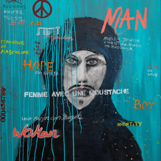 000456789 Eli Nachshon Zook Acrylic and oil on canvas 2022