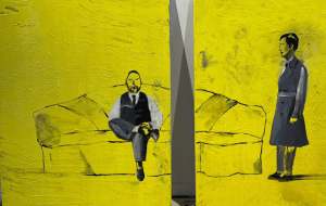 HOMAGE Eli Nachshon Zook Acrylic and oil on canvas 2025