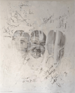 THOUGHTS Eli Nachshon Zook Acrylic and oil on canvas 2024